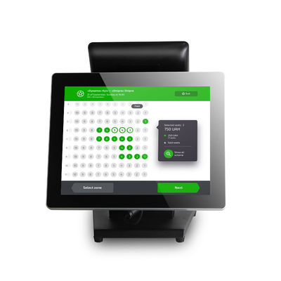 Win7 Win10 POS Touch Screen Monitor Dual Screen Pos Terminal AIO-1589-8''