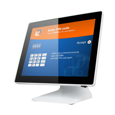 USB2.0 250cd/M2 Dual Screen POS Equipment Plastic J3455 CPU 1024x768