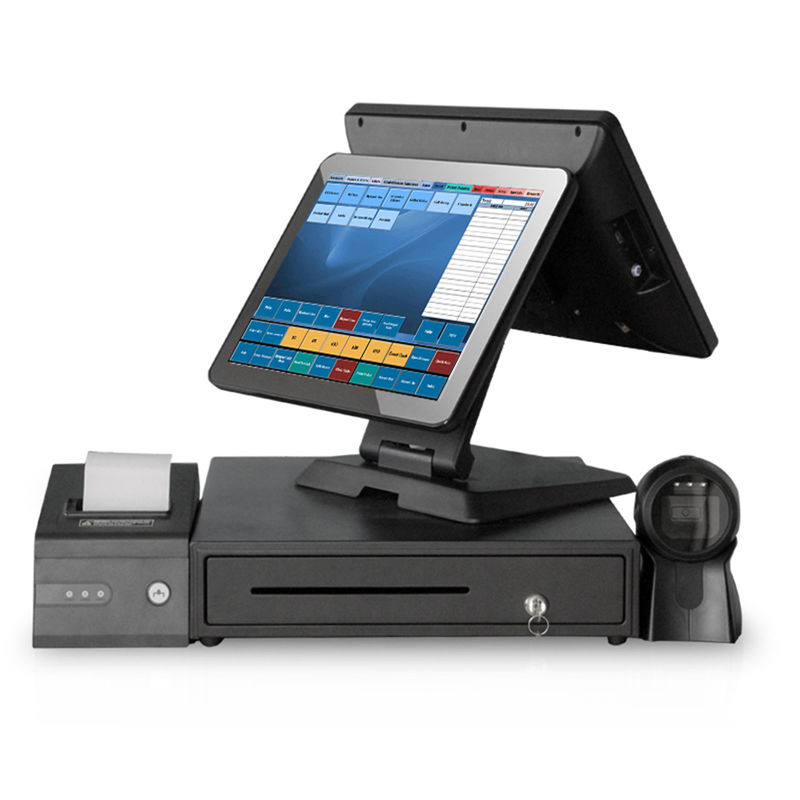 Carav 15'' 400cd/M2 Retail Point Of Sale System Includes Touchscreen Pc Pos Software